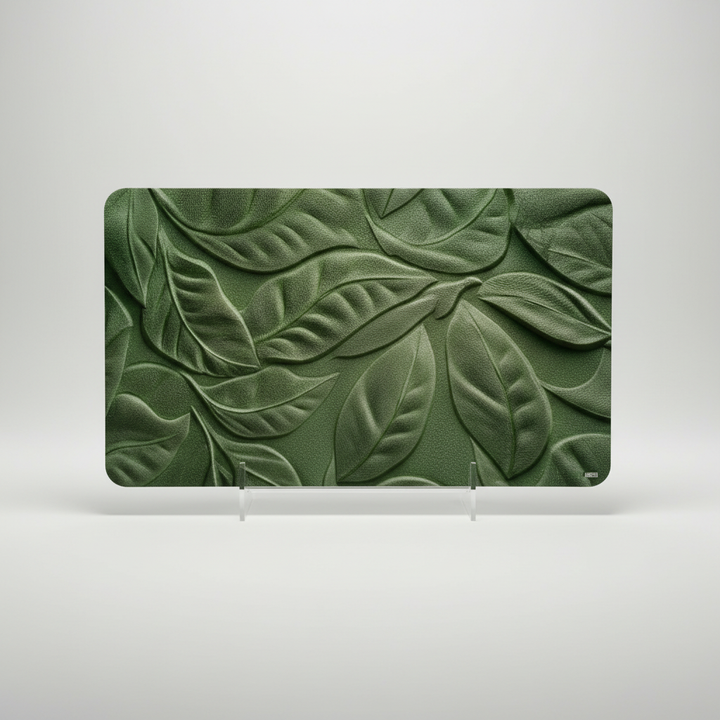 Non-slip quick dry mat featuring a stylish leaf pattern, perfect as a home essential for bathrooms and hallways.