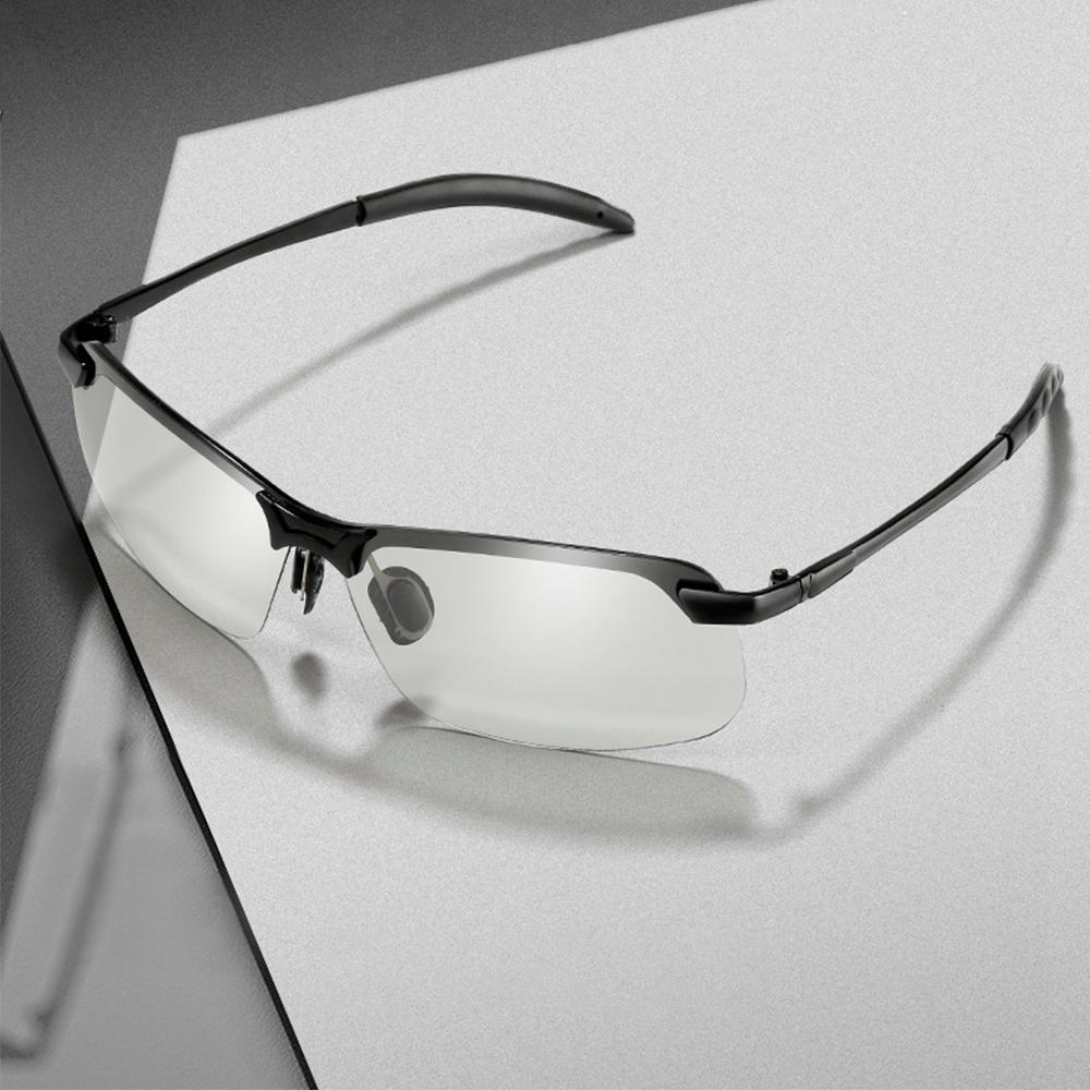 Nils unisex photochromic polarized driving glasses, ideal for day & night clarity, anti-glare, UV protection.