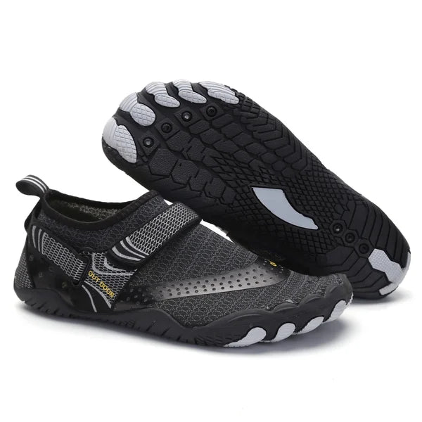 Barefoot quick-dry water shoes, unisex HydroFlex design ideal for summer outdoor adventures