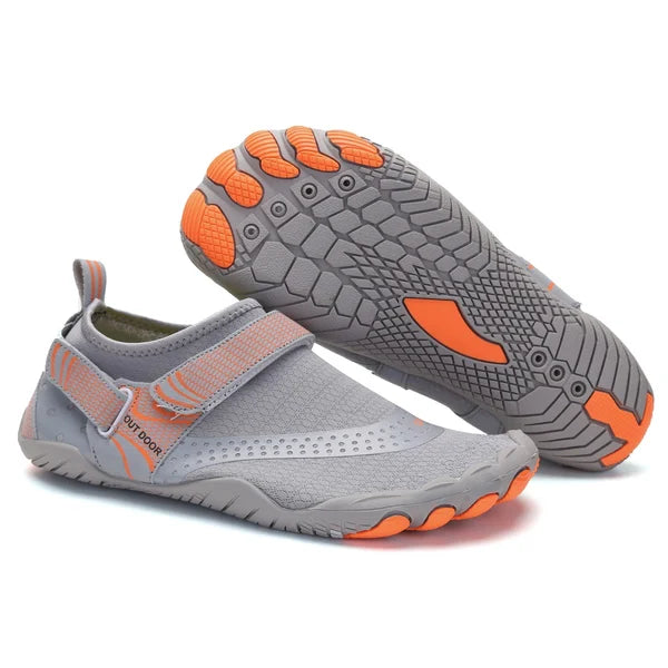 Outdoor barefoot water shoes with slip-resistant sole, HydroFlex quick-dry aquatic footwear