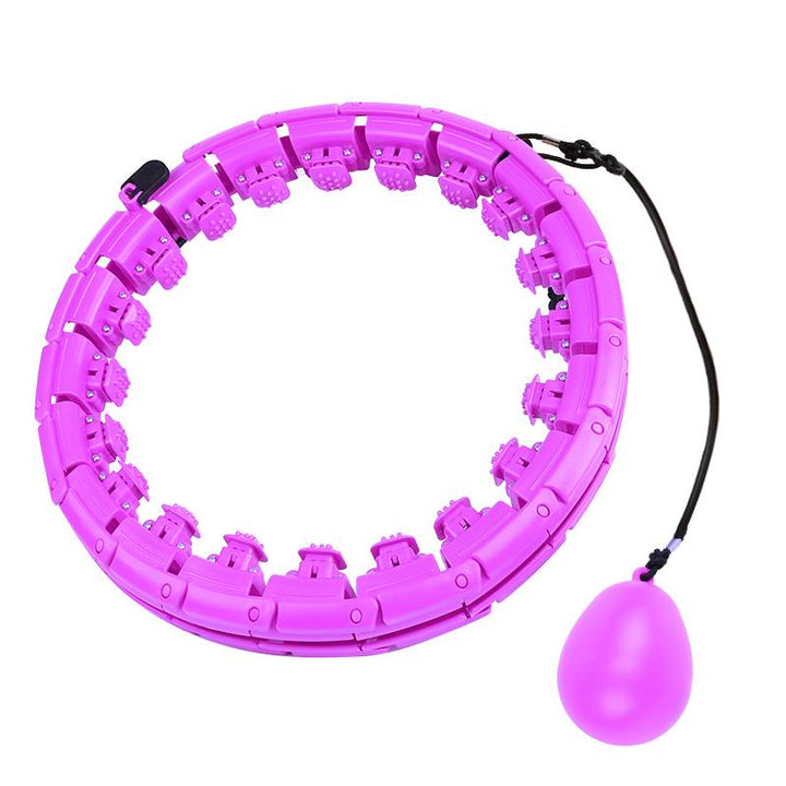 Weighted Smart Fitness Hoop for effective core workouts & calorie burn. Beginner-friendly exercise equipment for home.