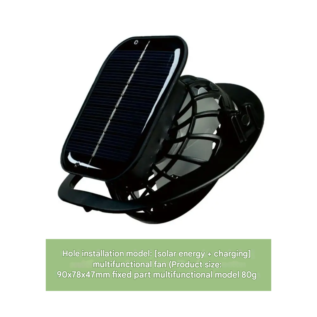 Garden hat featuring solar fan for cooling, offers excellent sun & UV protection while working.