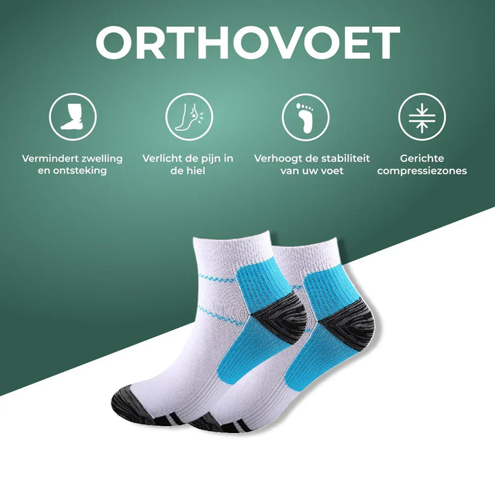 Medical-grade TheraSupport compression socks for therapeutic leg support.