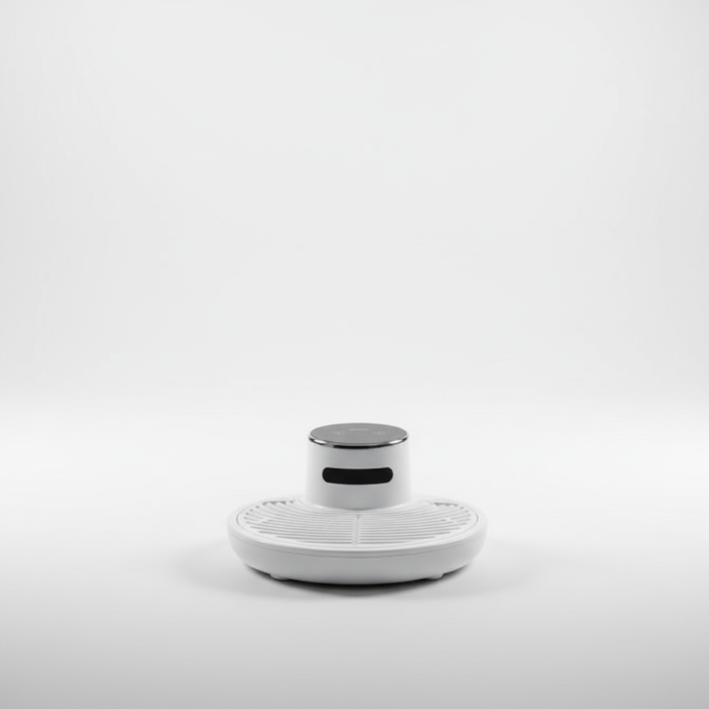 ShowerGustionized air body dryer in white plastic, touchless personal care drying for modern bathrooms