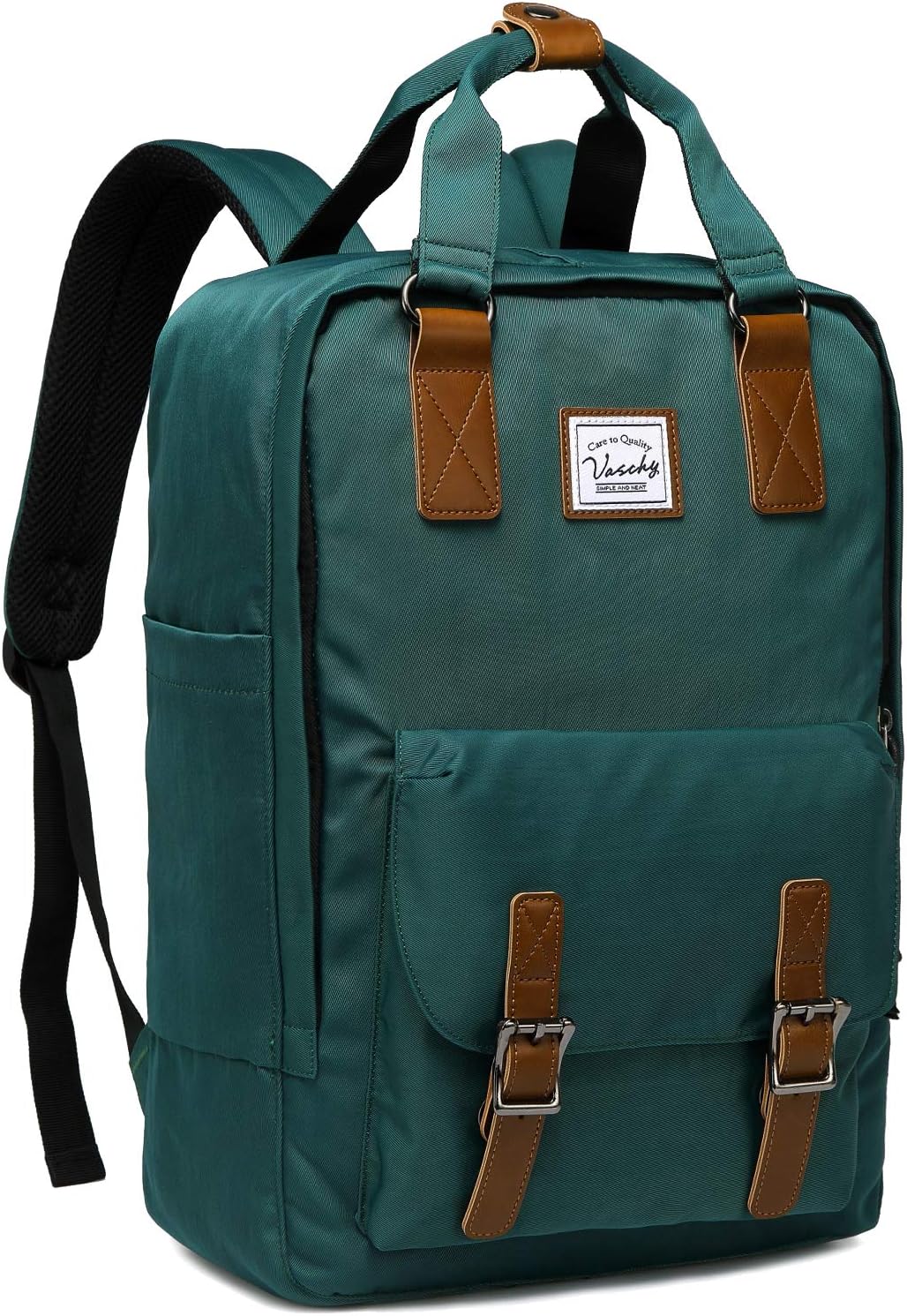 Durable unisex water-resistant backpack for 15.6" laptops, ideal for daily use.