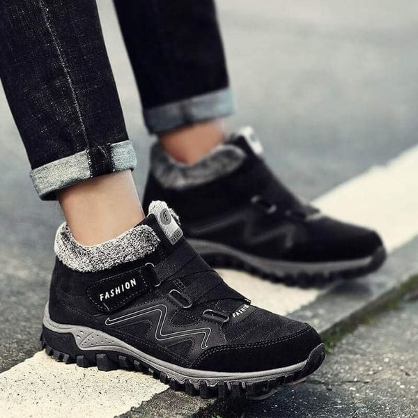 Premium unisex warm waterproof snow boots, durable, cozy, for all winter activities.