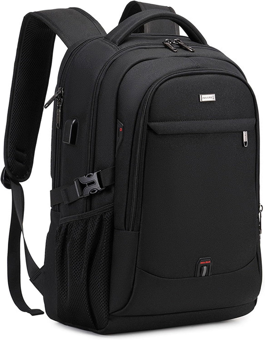 Unisex water-resistant laptop backpack with multiple organized compartments for travel & daily commute.