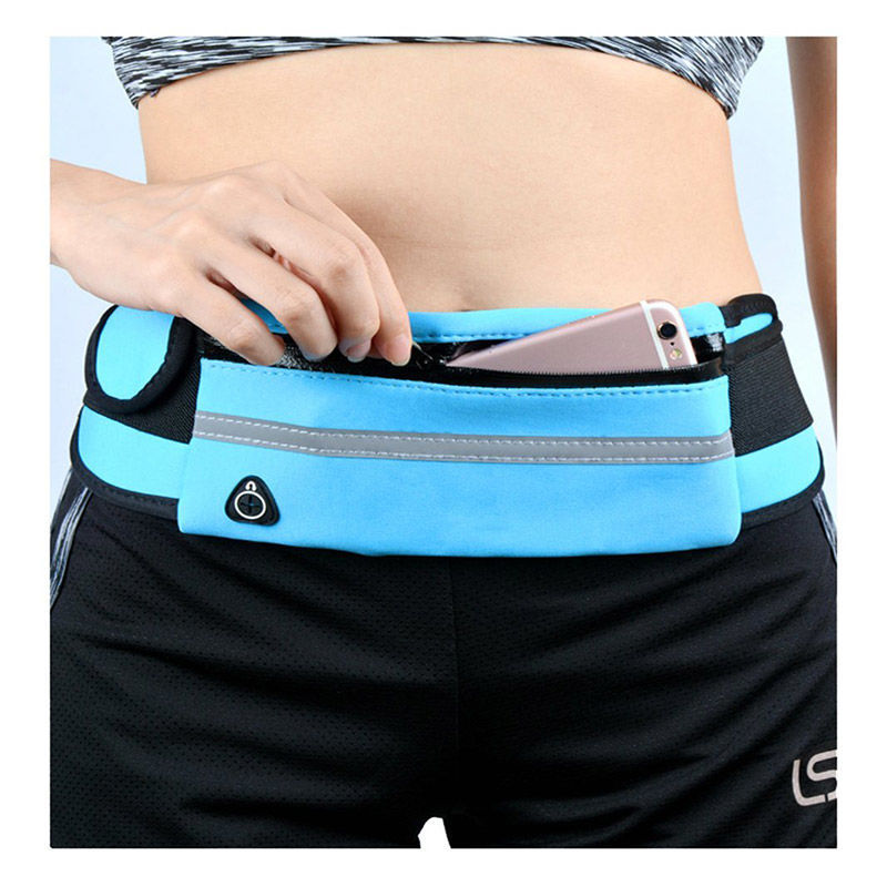 Water-resistant travel gear waist pack for runners. Secure phone holder for outdoor jogging & workouts.