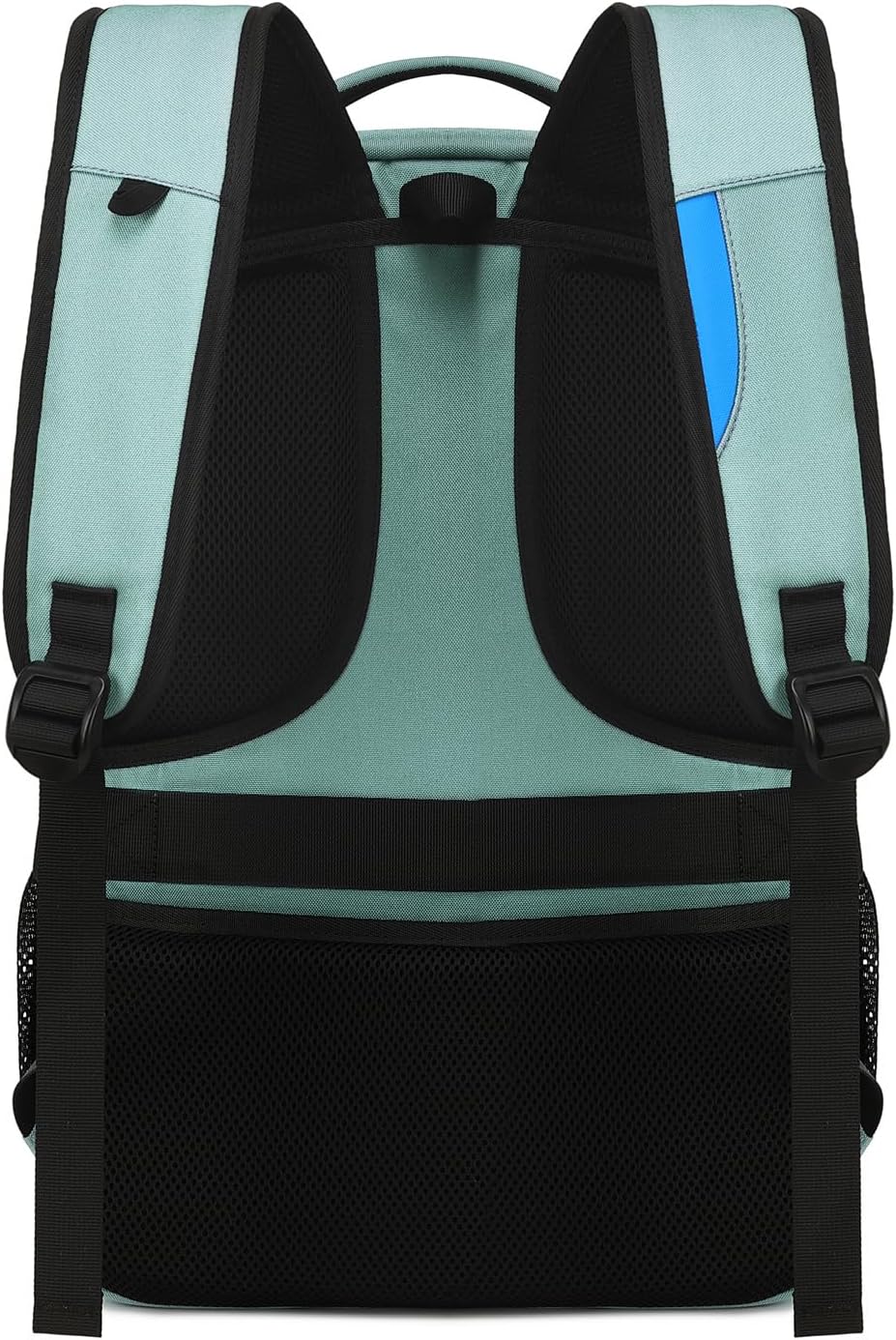 Water-resistant unisex backpack, multiple compartments & convenient USB port.