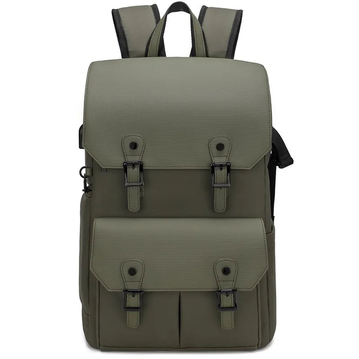 Unisex waterproof camera shoulder bag, large capacity, with tripod holder, for comprehensive photography gear carry