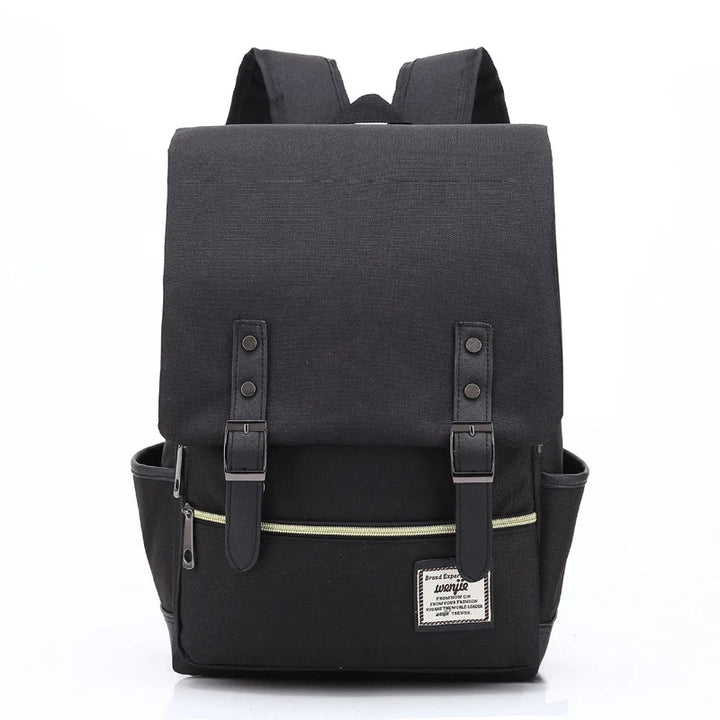Modern waterproof commuter backpack, perfect for urban professionals seeking durability & style.