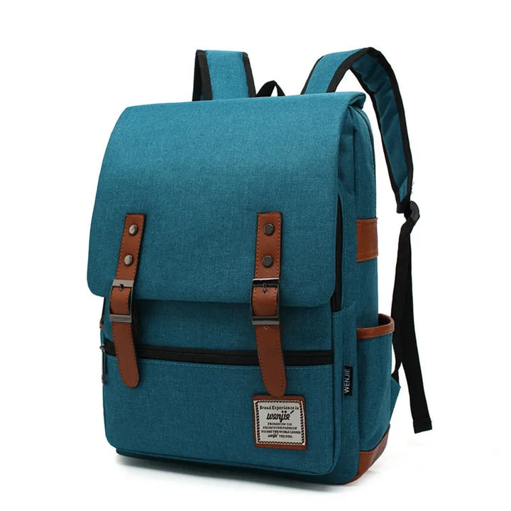 Highly organized waterproof backpack with multiple compartments for easy access to essentials.