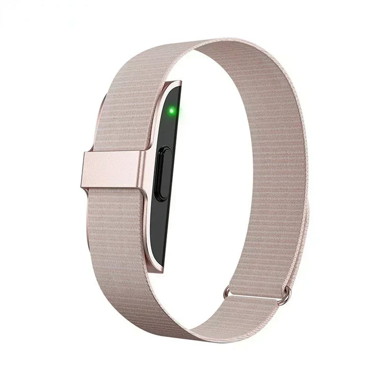 Waterproof unisex smart fitness watch for health monitoring, tracking heart rate, steps, and activity.