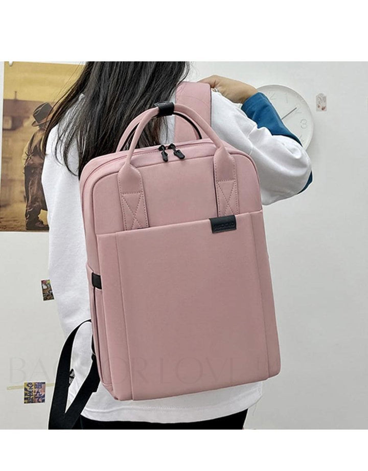 Ergonomic waterproof commuter backpack with padded laptop sleeve for comfortable carry.