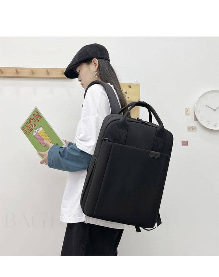 Secure waterproof laptop bag, designed for travel & daily use, protecting devices from elements.