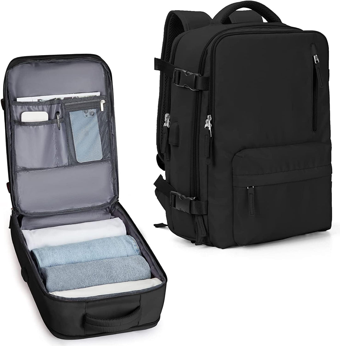 Stylish unisex waterproof travel backpack, ideal as a laptop bag or weekend travel bag.