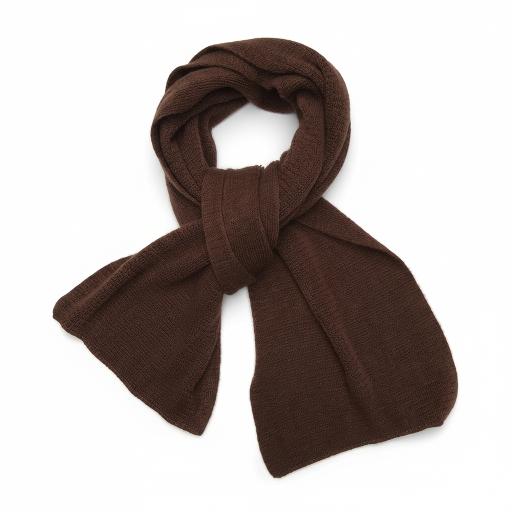Warm cashmere scarf in a deep forest green, a luxurious and soft winter wrap for unisex fashion