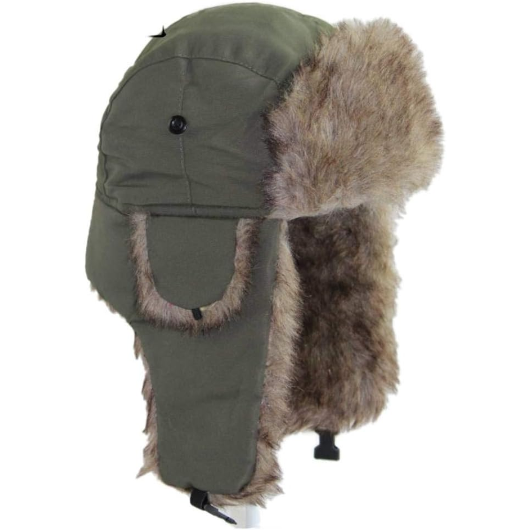 Unisex snow hat: trapper style with premium faux fur, keeping heads warm in freezing temperatures.