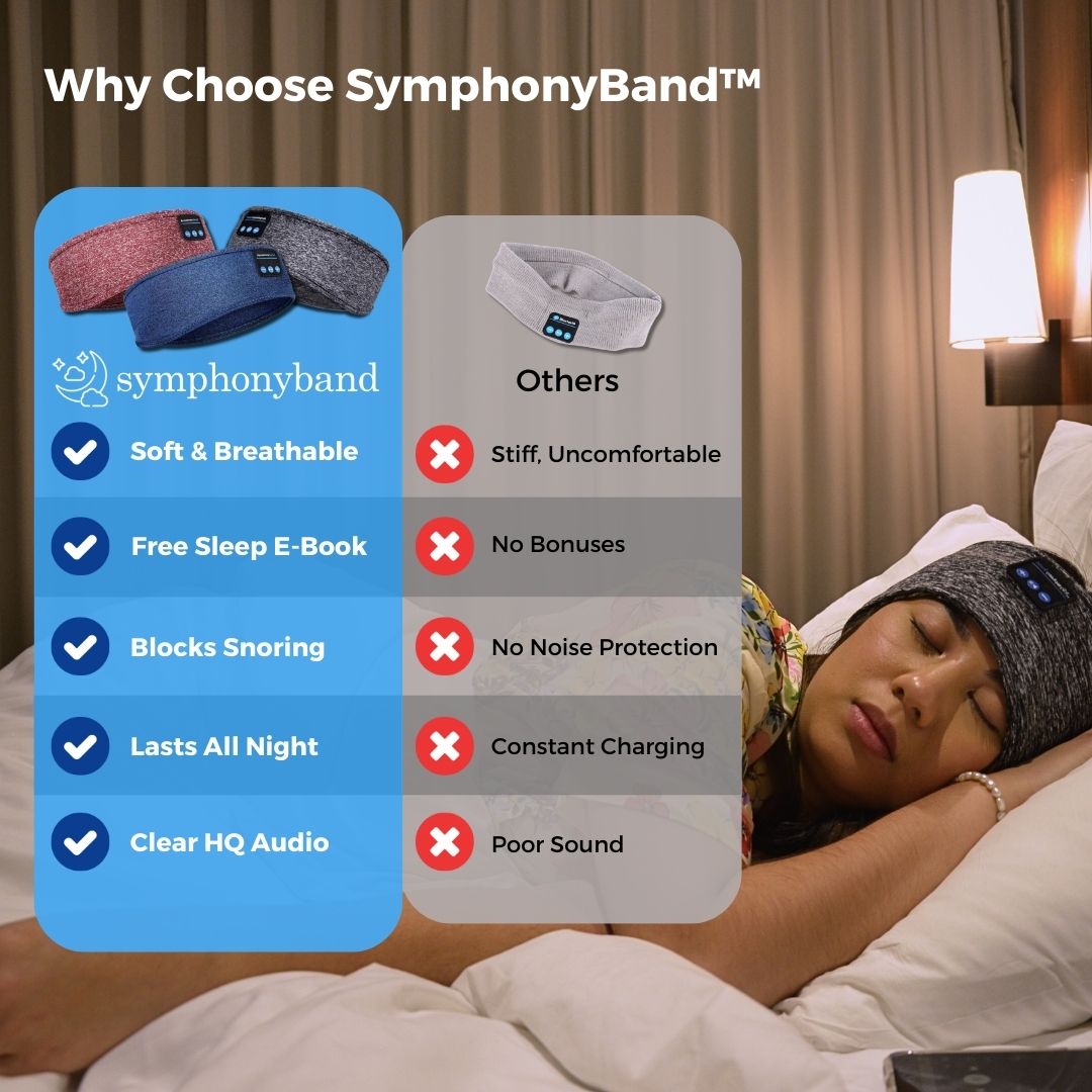 Wireless sleep headphones for insomnia, offering comfortable audio to aid relaxation and restful nights.