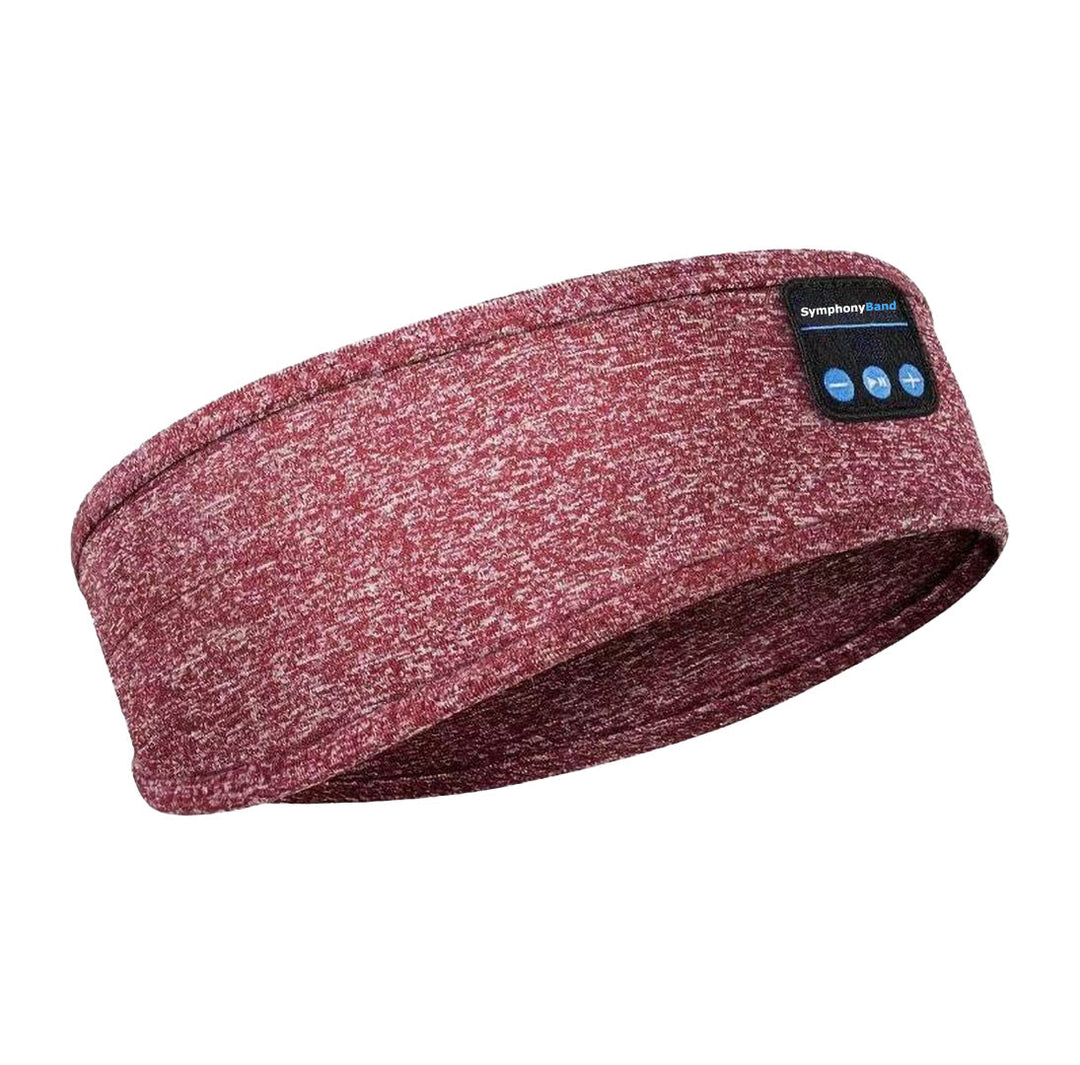 Comfortable, noise-canceling wireless sleep headphones with soft band for relaxation & better sleep.