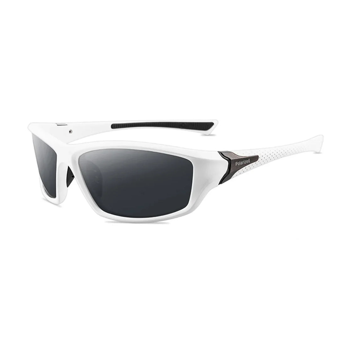 Yellow unisex polarized sunglasses with UV400 protection, perfect for summer style & outdoor fun.
