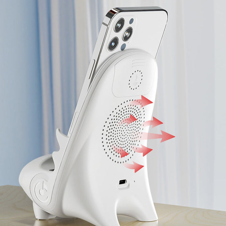 Essential home office accessory: 15W fast wireless phone charger and FlexCharge holder stand.