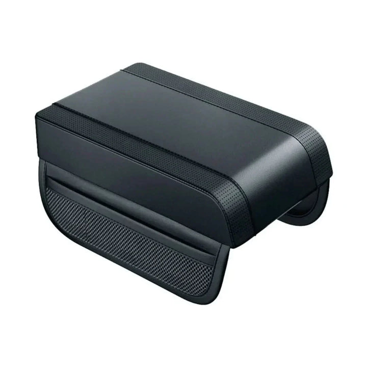 Easy-install universal car armrest cover, offering comfort, support & extra storage. Improves driving experience.