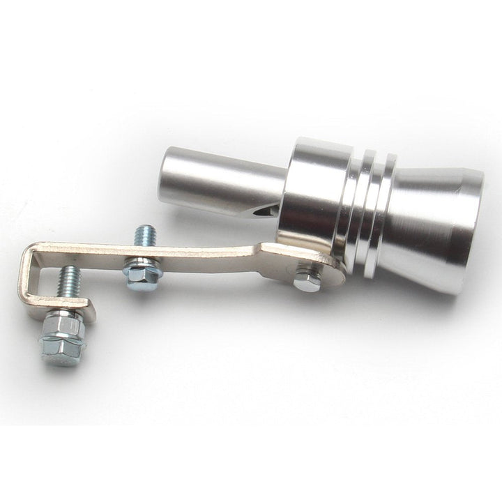 Automotive accessory: universal exhaust whistle for a sporty turbo sound. Perfect for auto tuning & vehicle performance.