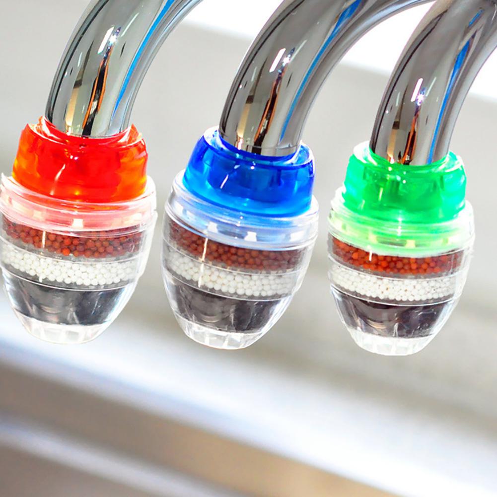 Universal PureFlow faucet water filter for clean kitchen water. Easy install tap purification system.