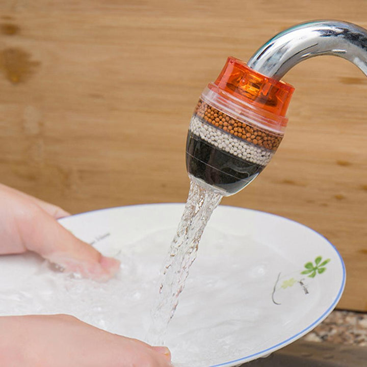 Advanced PureFlow tap water filter for universal faucets, delivering pure, clean drinking water.