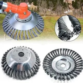 Professional steel brush cutter blade, universal design. Ideal outdoor equipment for weed & grass control.