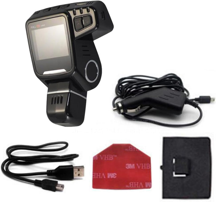 Easy-install 1080P hidden dash cam, 170-degree wide view, G-Sensor, WiFi feature