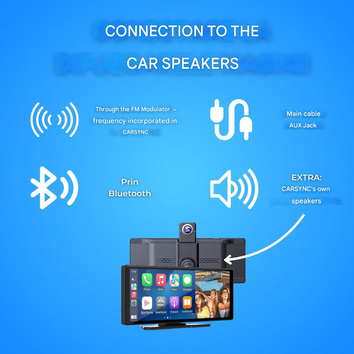 Upgrade your car with the DriveOne smart wireless display, supporting CarPlay & Android Auto.