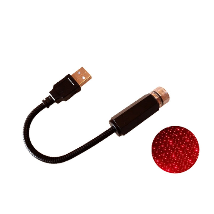 Ambiance StarGlow portable star projector, USB-powered for decorative homedecor lighting