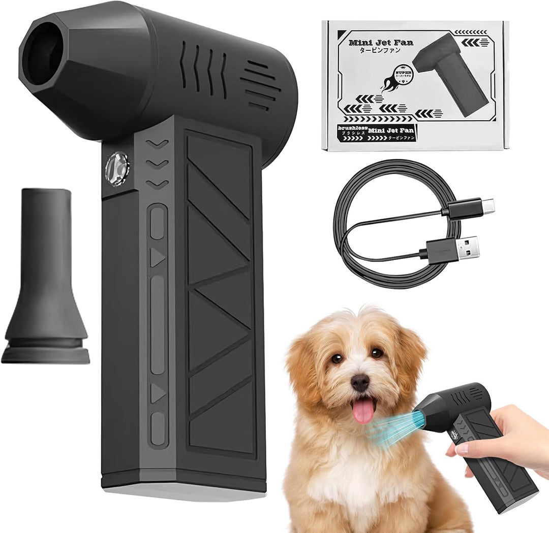 Lightweight USB rechargeable air duster, easy to carry for on-the-go cleaning needs.