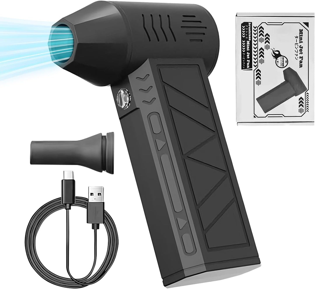 Durable electric air duster, USB rechargeable, a valuable gadget for maintaining electronics.