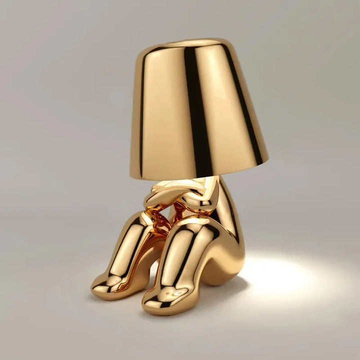 Adjustable LED table lamp, unique design, rechargeable for convenience