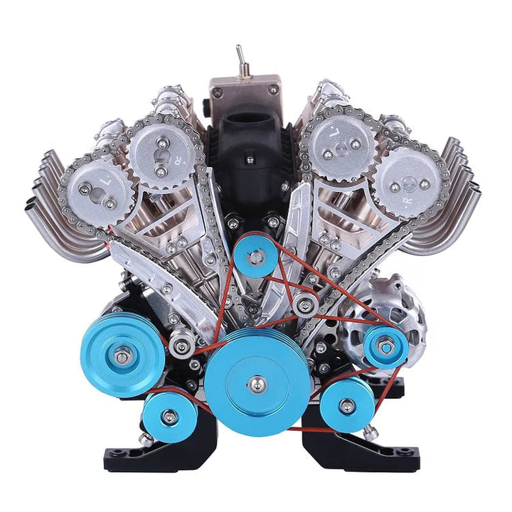 Detailed TorqueV8 engine block replica as a unique automotive decor piece. Ideal car enthusiast gift.