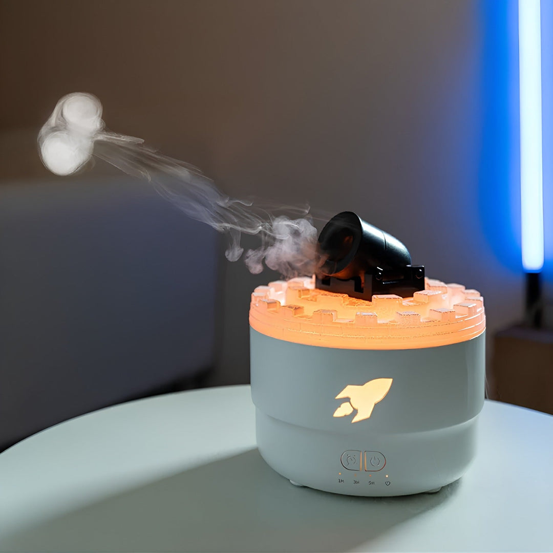 VaporBlast single cannon humidifier, a unique tower design for aromatherapy and humidification