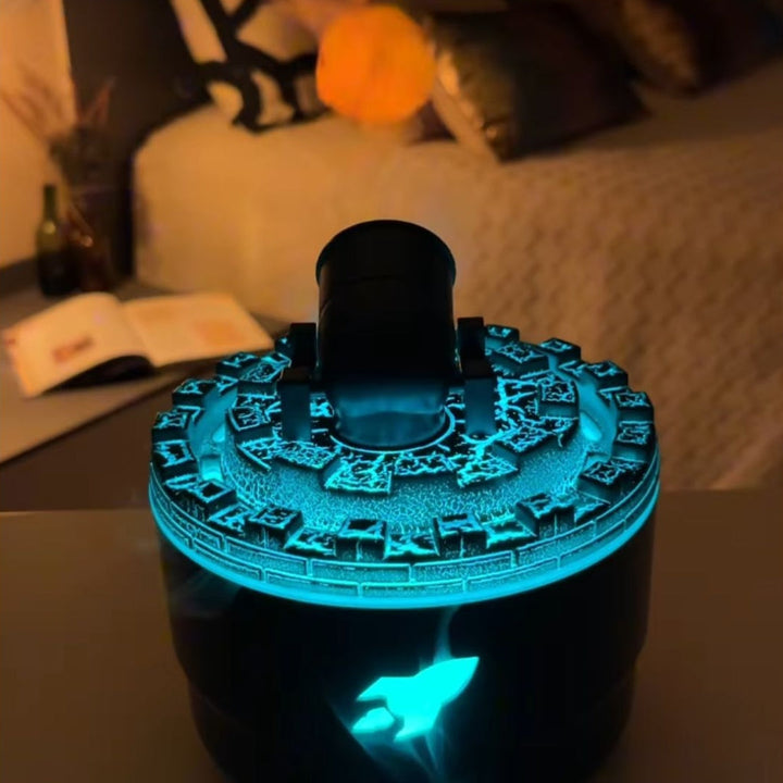 Desktop VaporBlast humidifier, single cannon style, providing silent mist and creative decor