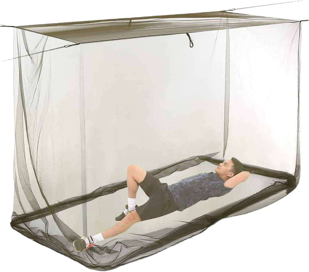 Ventora outdoor canopy with stakes and ropes, ready for camping or patio