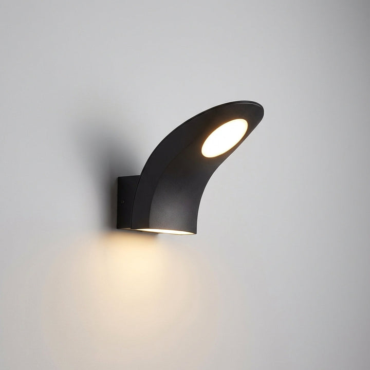 Stylish VerdiGlow LED outdoor lighting fixture, showcasing its slim profile and easy installation for home improvement.