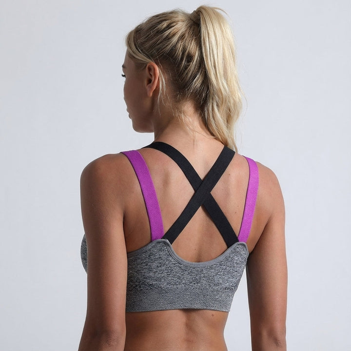 Veronica seamless racerback sports bra in multiple colors, essential women's fitness apparel