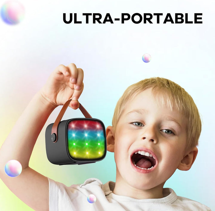 Veylo portable karaoke speaker, durable build for active kids and parties