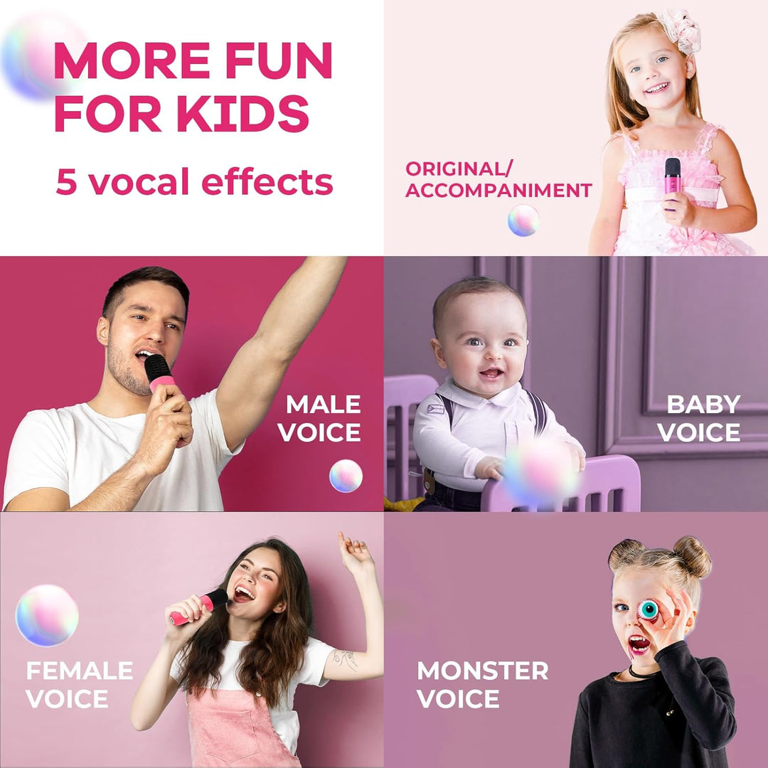 Teen entertainment: Veylo portable karaoke system with Bluetooth speaker, wireless mics
