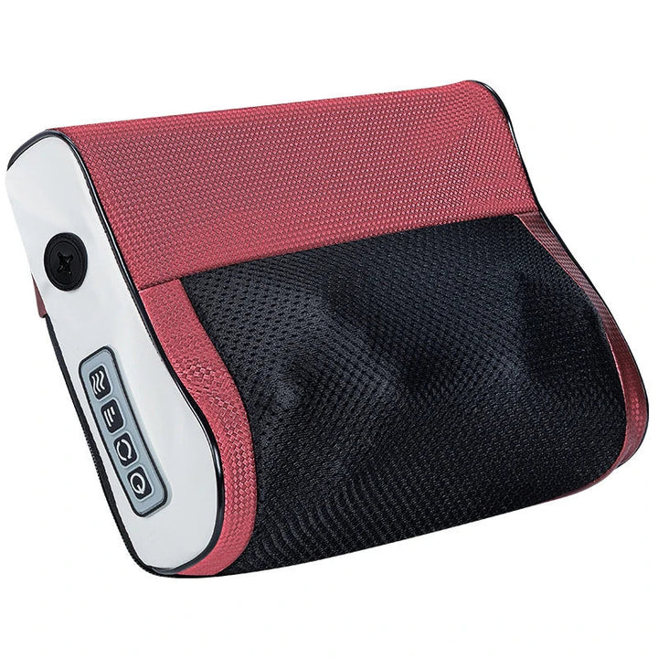 Unisex therapeutic neck and shoulder massager with built-in heat for muscle relaxation