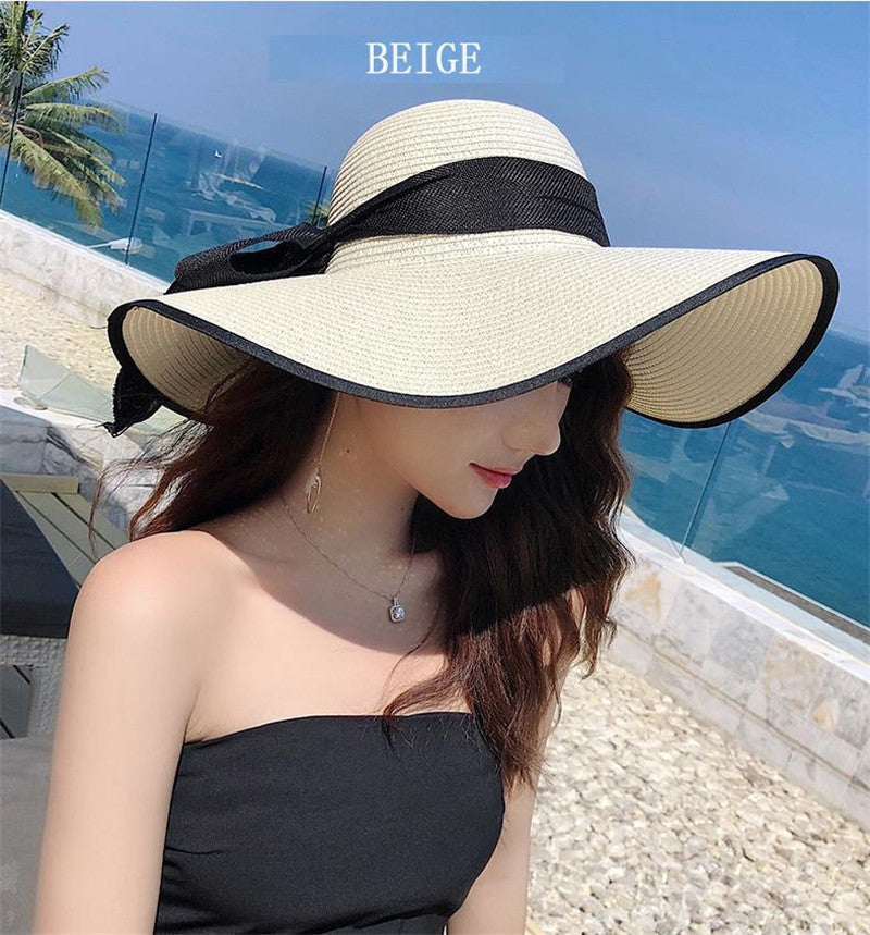 Lightweight Vivian women's sun hat, wide brim for sun protection, perfect travel accessory.