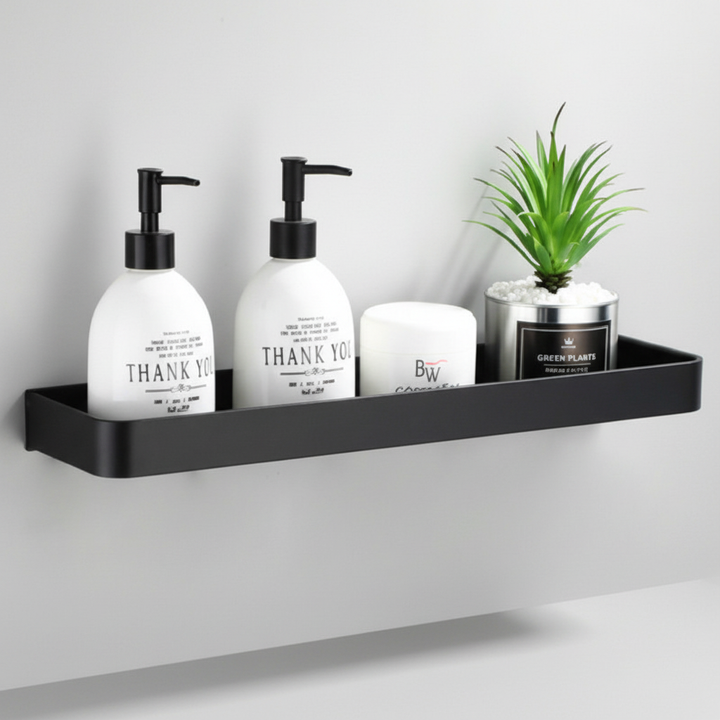 Space-saving drill-free corner shower caddy, rustproof chrome finish for bathroom storage