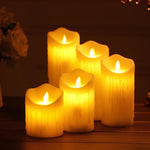 Melted Effect Candles - 5 Pieces