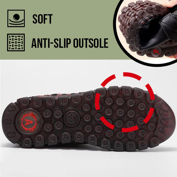 Women's high-top warm snow boots with non-slip sole, fashionable cold weather footwear.